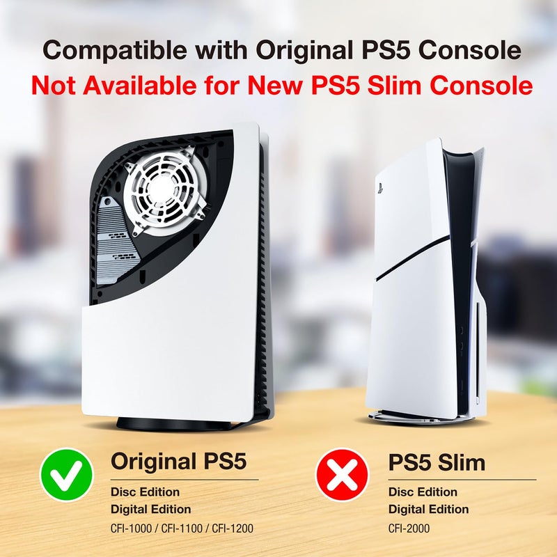 GRAUGEAR PS5 SSD Heatsink Cover, M.2 NVMe PS5 Heatsink, Shuttle Shaped Design, Heat Dissipation with Heat Pipe Cooler and Aluminum Fin for NVMe M2 PCIe 4.0 [G-PS5HS04] (PS5) - Image 3